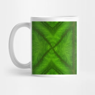 Banana leaf kaleidoscopic patterns. THREE Mug